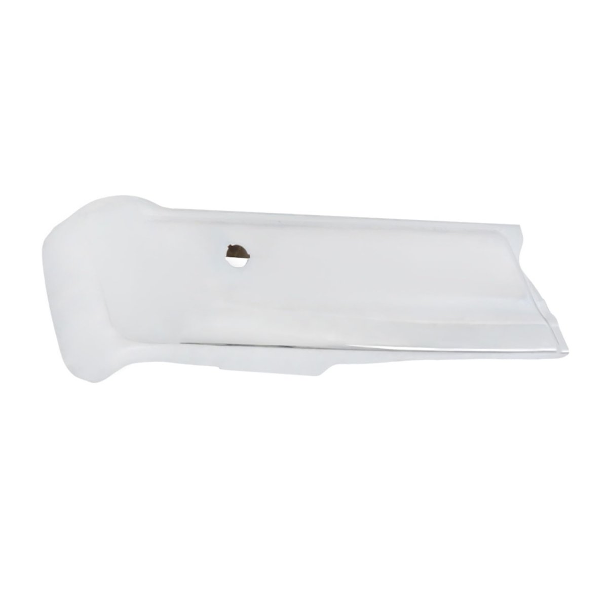 Left Rear Chrome Bumper End Cap Replacement For F150 2021-2023 Single Radar Hole Without Auto Park Sensors