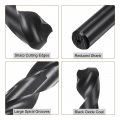 Uxcell 2pcs 1 2 Reduced Shank Drill Bits 16mm 5 8 Black Oxide M2-6542 High Speed Steel Hss Twist For Stainless Cast Iron Metal
