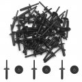 Uxcell 50pcs Plastic Rivets Door Bumper Fender Car Push Type Fastener Clip 6mm For Bmw