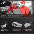 A-premium Engine Motor And Transmission Mount Kit Compatible With Smart Fortwo 2008-2015 Electric L3 1 0l 3-pc Set Replace