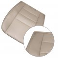 Secosautoparts Replacement Leather Seat Cover In Tan Compatible With 2003-2007 Ford F250 F350 Lariat Xlt Xl Fx