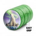 Polar Bear Aurora Northern Lights Valve Stem Caps For Tire Rim Wheel Aluminum Green
