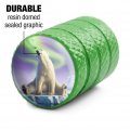 Polar Bear Aurora Northern Lights Valve Stem Caps For Tire Rim Wheel Aluminum Green