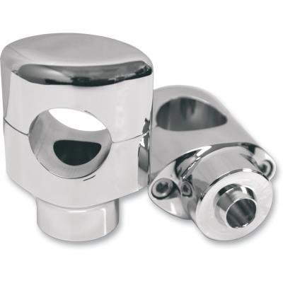 La Choppers 1-1 2 Drilled Chrome Risers