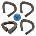 Hqrp 4-pack Air Conditioner Weatherstrip Seal For M-d Building Products 02535 Replacement 1 8-inch X 2 43-inch