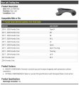 Rear Left Driver Side Trailing Arm Compatible With 2016-2020 Honda Civic