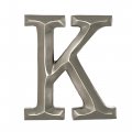 Monogram Letter K Door Knocker Nickel 
