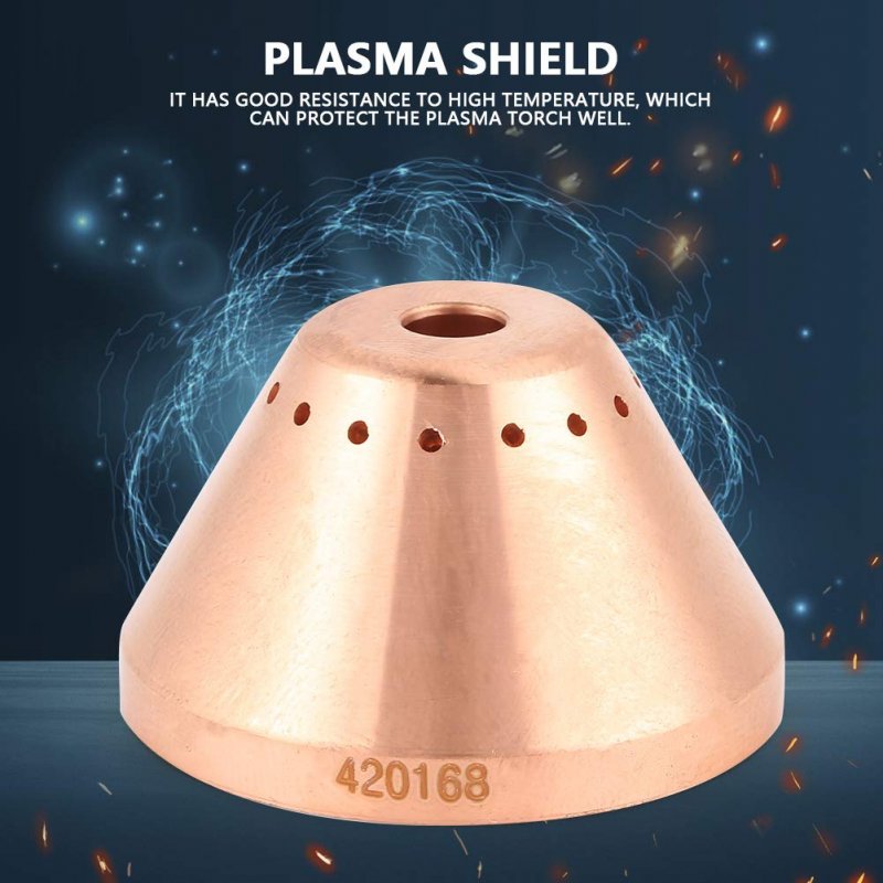 Akozon Plasma Consumables Shield Cup Cap For Max125 Cutting Torch 420168