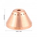 Akozon Plasma Consumables Shield Cup Cap For Max125 Cutting Torch 420168