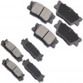Aintier Automotive Replacement Brake Pads Front Rear Fit For Lexus Es350 2007 For 2008-2018 Toyota Avalon Camry 2007-2017