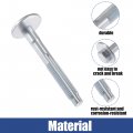 X Autohaux 2 Pcs Eccentric Alignment Camber Bolt For Volkswagen Golf 2010-2021 No Wht000228 1k0501387d Wht001761