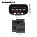 X Autohaux 4 Set Pin No 9098011885 Ignition Coil Connector Adapter Plug Clip Kit Replacement For Scion Xb 2004-2006