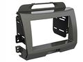 Scosche Ka2099sb For 2011-15 Kia Sportage Iso Double Din Pocket Dash Kit Silver 