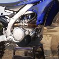 4mm Aluminum Skid Bash Plate For Yz450f 2018 2024 Motorcycle Engine Bottom Protector Guard Black Powder Coating Vehicle 