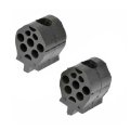 Radiator Mount Bushings For Chevy Orlando 2012 2013 2014 Rubber Material 2 Pieces Replacement 55702167 Black Standard Style 