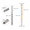 Uxcell M2 X 0 4 Straight Flute Thread Tap And 1 6mm Twist Drill Bit Set Metric Titanium Plated 6542 High Speed Steel Drilling