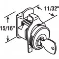 Prime-line Mp4315 Mailbox Lock Replacement Multipurpose For Several Brands A Na-14 Keyway Opens Clockwise With 90a Rotation