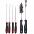 Glarks 6pcs Injector Sleeve Cup Bore Seat Cleaning Brush Kit Replace Ap0084 Ap0085 3252 For 1994 2018 Ford Powerstroke 0l 4l 6 