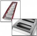 Avanzato Chrome Rear Upper Vent Tail Light Guard Trim Covers Compatible With Hummer H2 2003 2004 2005 2006 2007 2008 2009
