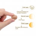 Uxcell 2 Sheets 108pcs Screw Hole Stickers 21mm 0 83inch Pvc Self-adhesive Cover Sticker Dustproof Round Covers Caps For Wooden