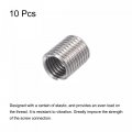Uxcell Wire Thread Inserts 5 16-18 Unc 2 0d 304 Stainless Steel Helical Type Coiled Screw Repair Threaded Sleeve Sheath 10pcs