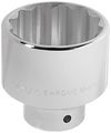Mt-ss6072 2 25 In 3 4 Drive 12 Point Socket Chrome Vanadium Steel Professional Quality With Polished Mirror Finish 