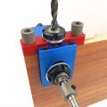 Bestalice 3 In 1 Dowel Jig Kit Self Centering Doweling Pocket Hole Hinge Drill Guide Puncher Set Drilling Locator Aluminum 