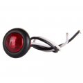 Side Marker Light 4pcs Red 3 4 Round Trailer Lamp Stop Turn Tail Fit For Boats Truck Pickups 12v Waterproof Signal