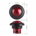 Ocpty Side Marker Light 4pcs Red 3 4 Round Trailer Lamp Stop Turn Tail Fit For Boats Truck Pickups 12v Waterproof Signal