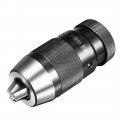 Uxcell Keyless Drill Chuck B16 Taper Mount Adjustable 1 32 -5 8 3-jaw For Lathes Milling Drilling Machine