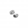 Uxcell 100pcs Hex Socket Grub Screw M2x2mm 304 Stainless Steel Head Set Screws Flat Point Bolt For Door Handles Light Fixture