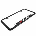 Ipick Image Made For Chevrolet Camaro 1le Real Black Carbon Fiber 50 States License Plate Frame