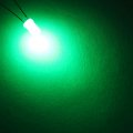 Aexit 100pcs Dc3 0-3 2v Lighting Fixtures And Controls 20ma Bright Led Lamps 5mm Diameter Green Light Emitting Diodes