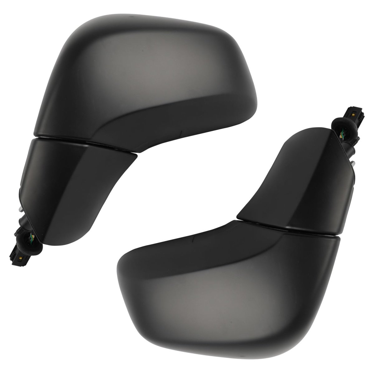 Left And Right Side Mirrors For 2015-2016 Chevy Trax Lt Ltz Power Heated Textured Black 5 Pins 95423284 Gm1320497 Gm1321497