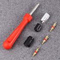 Vosarea 33pcs Tire Valve Tool Core Remover Bike Wrench Repair Caps Tyre Car Disassembler Kit