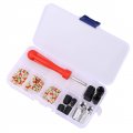 Vosarea 33pcs Tire Valve Tool Core Remover Bike Wrench Repair Caps Tyre Car Disassembler Kit