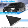 X Autohaux Passenger Side Mirror Flag Applique 1be421xfab 1be421xfaa For Chrysler Town Country 08-16 Dodge Grand Caravan 08-20