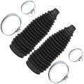 Steering Rack And Pinion Boot Kit With Bellows Ties Clamp 2 Piece Silicone Tie Rod Boots For Nissan Rogue Chevrolet Equinox 