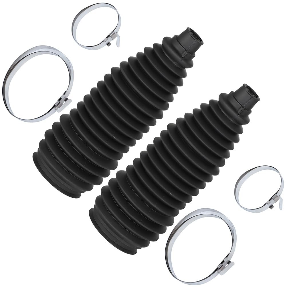 Steering Rack And Pinion Boot Kit With Bellows Ties Clamp 2 Piece Silicone Tie Rod Boots For Nissan Rogue Chevrolet Equinox