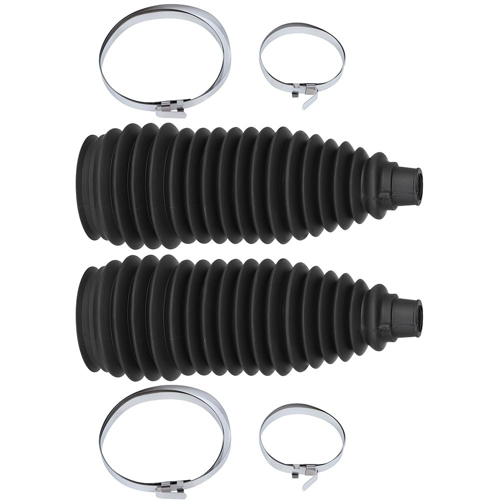 Steering Rack And Pinion Boot Kit With Bellows Ties Clamp 2 Piece Silicone Tie Rod Boots For Nissan Rogue Chevrolet Equinox