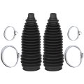 Steering Rack And Pinion Boot Kit With Bellows Ties Clamp 2 Piece Silicone Tie Rod Boots For Nissan Rogue Chevrolet Equinox
