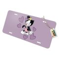 Animaniacs Dot Hearts Novelty Metal Vanity License Plate Official Warner Bros Aluminum Decorative 6 In X 12 Uv And Water