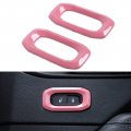 Rt-tcz Door Lock Switch Button Trim Cover Abs For Jeep Wrangler Jl Jlu 2018-2022 Jt Gladiator Interior Accessories Decoration 