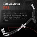 A-premium A C Suction And Discharge Line Hose Assembly Compatible With Chevrolet Malibu 2008-2012 Pontiac G6 2007-2009 Saturn