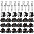 White 24pack Led Light Bulb Instrument Panel Gauge Cluster Dashboard Kits Fit For 1999-2000 Honda Civic 