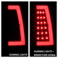 Acanii For Black Smoke 1999-2006 Gmc Sierra 99-02 Chevy Siverado Led Tube Tail Lights Lamps
