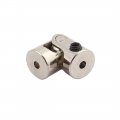 Uxcell 2 0mm To Inner Dia Rotatable Universal Steering Mine U Joint Coupler 2pcs