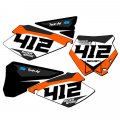 2003-2004 Sx Sg63 Custom Mx Number Plates Senge Graphics Kit For Ktm 