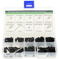 M2 5 Hex Socket Countersunk Head Screws Hex Nut Flat Washe Wrench Assortment Kit 311 Pcs