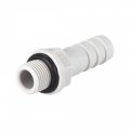 Uxcell Pvc Barb Hose Fitting Connector Adapter 8mm Or 5 16 Barbed X G1 8 Male Pipe 10pcs